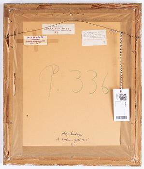 Inge Schiöler, pastell, signerad och daterad 1961.