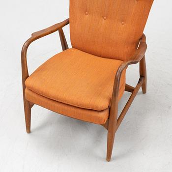Ib Madsen & Hans Henry SChubell, a 'MS 4 High' armchair, Madsen & Schubell Co, Denmark, 1940's/50's.