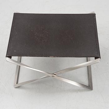 Poul Kjaerholm, a 'PK-91' folding stool, Fritz Hansen, Denmark.