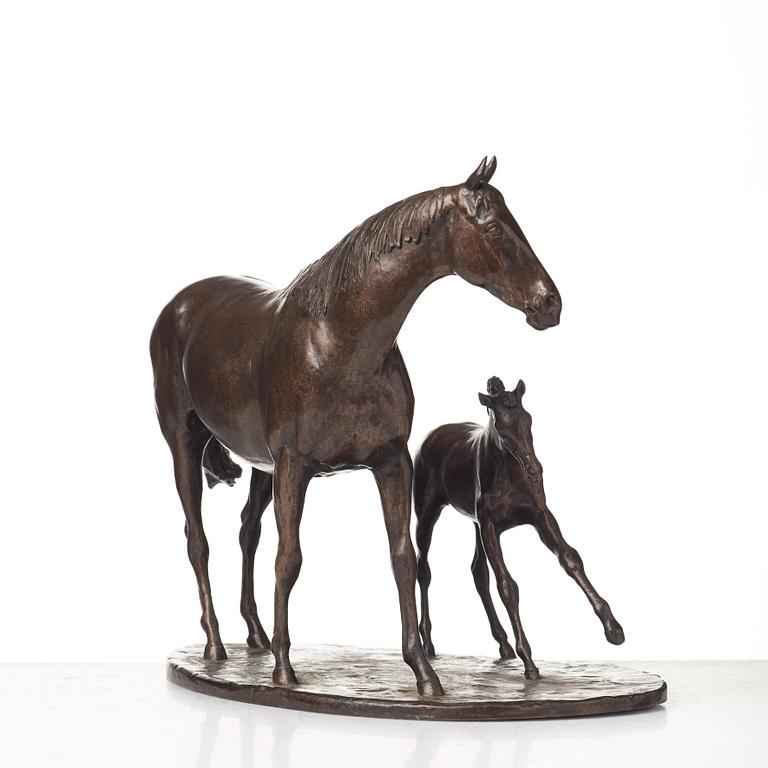 John Rattenbury Skeaping, Horse and foal.