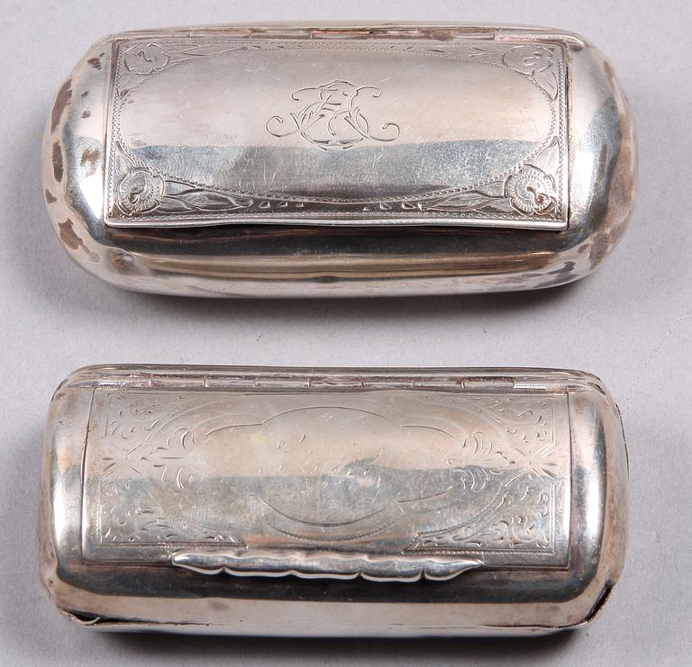 PARTI SILVER, 5 delar, silver, 1800/1900-tal. Tot 148 g.