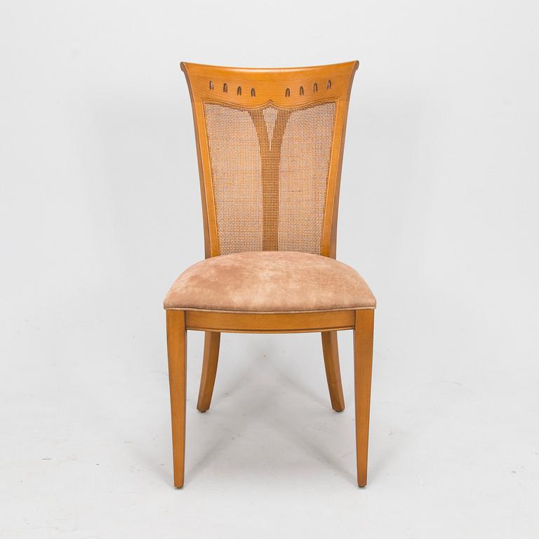 Desk and chair, late 20th century.