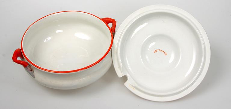 KANNA samt TERRIN, flintgods, Göteborgs Porslinsfabrik, 1900-talets första hälft.