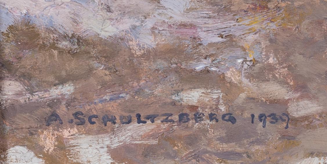 Anshelm Schultzberg, "I Kolskogen, motiv fr. Ulvshyttan".