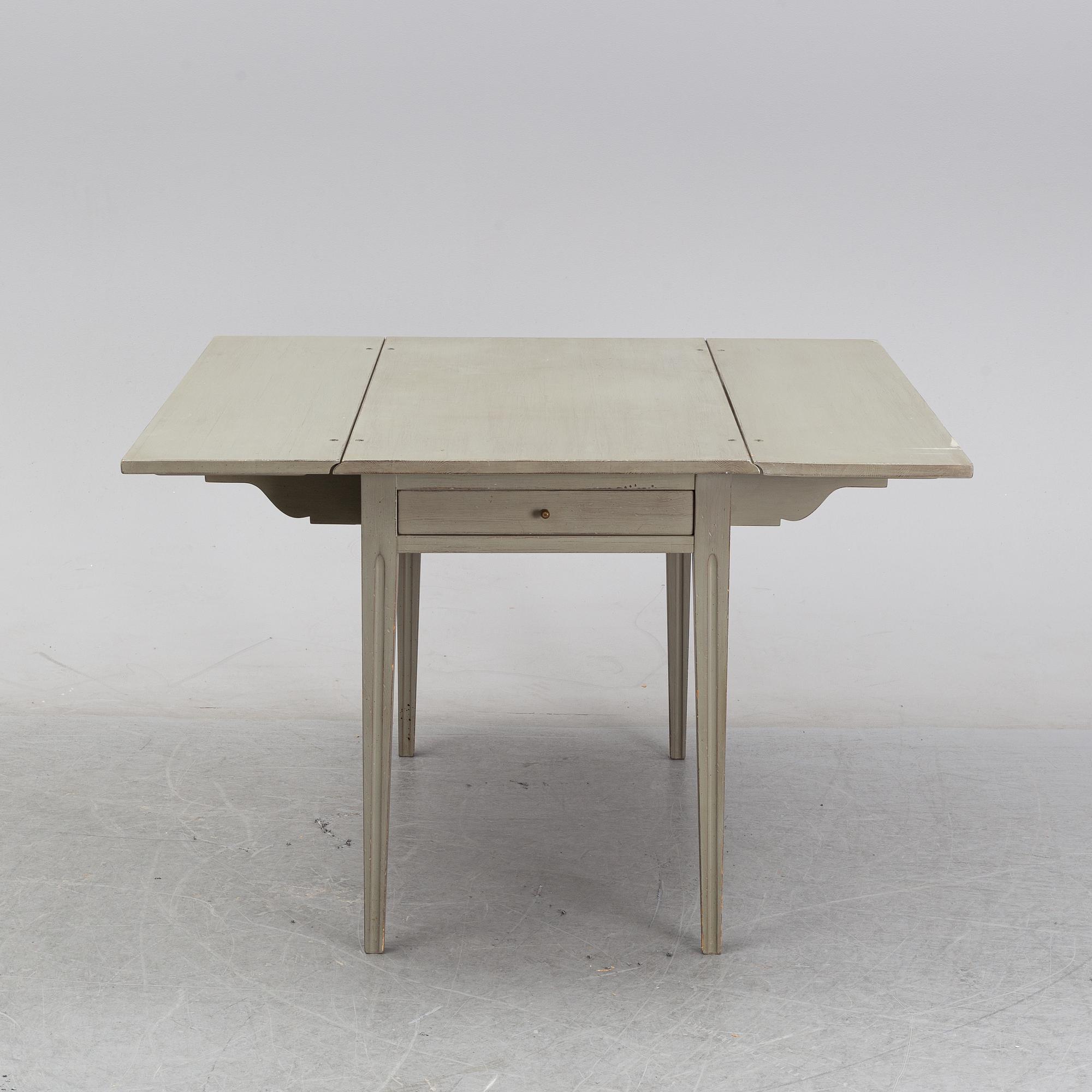 An 'Alunda' drop leaf table from Ikea, 1990's.