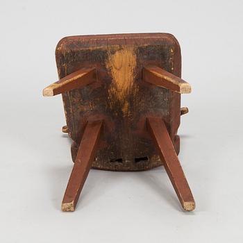 A folk art chair, 18th/19th century.