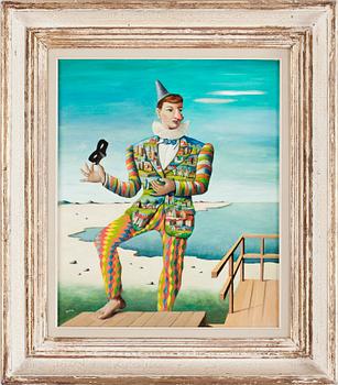 GEORGES SPIRO, olja på pannå, sign.