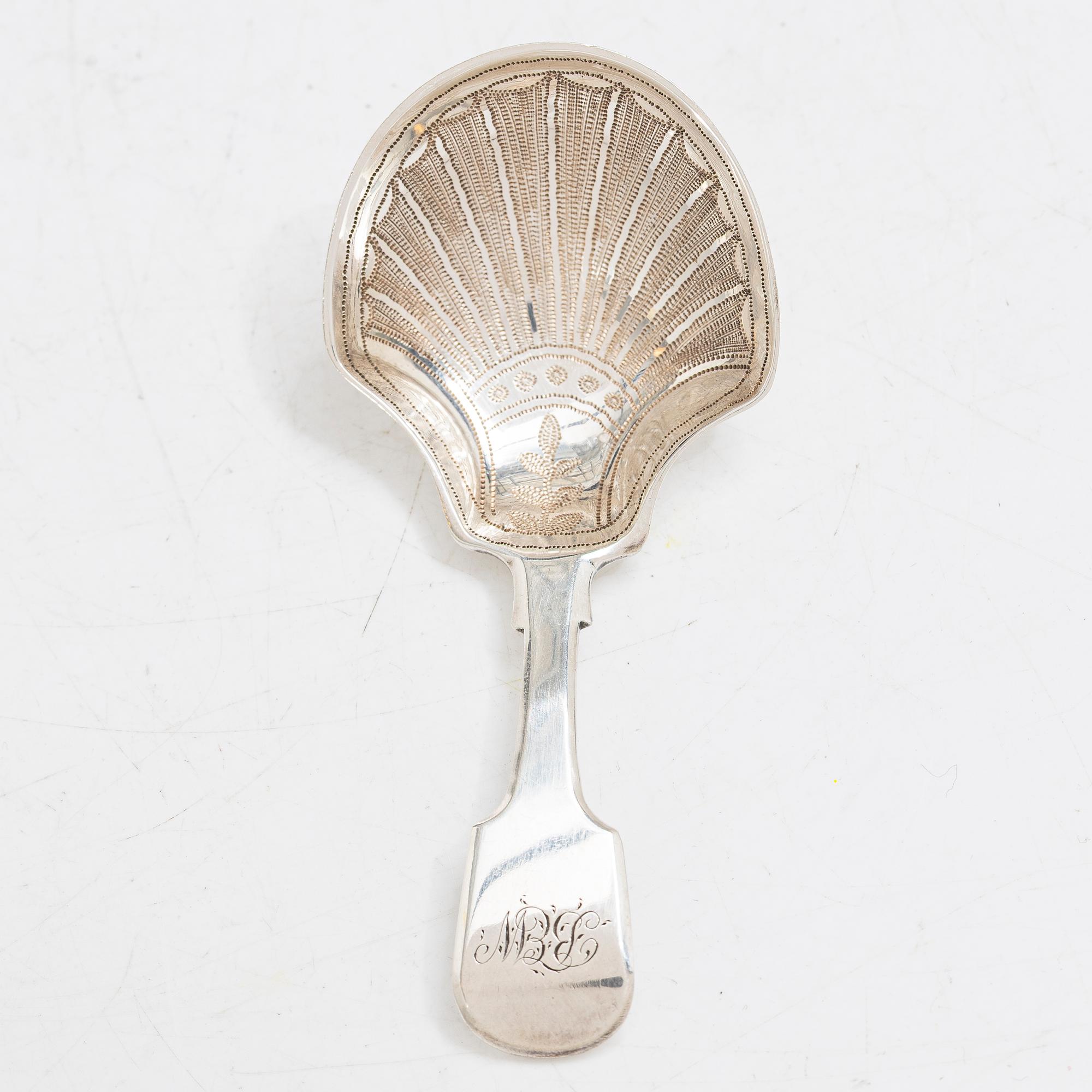 Hyam Hyams, skrin med lock, silver, London, England 1821-1822.