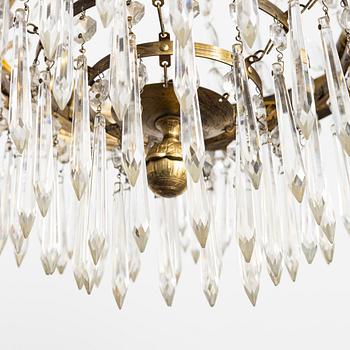 A 19th century chandelier.