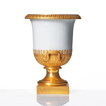 A Royal Copenhagen Empire style urn, early 20th Century.