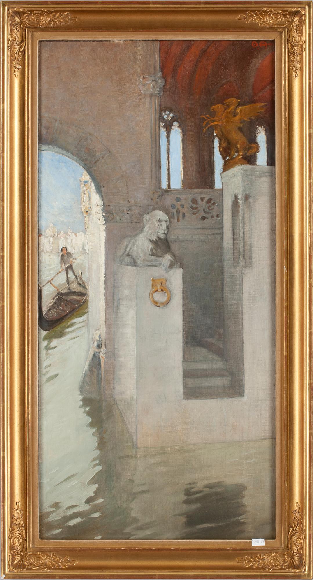 OSCAR ANDERSSON, olja på duk, sign.