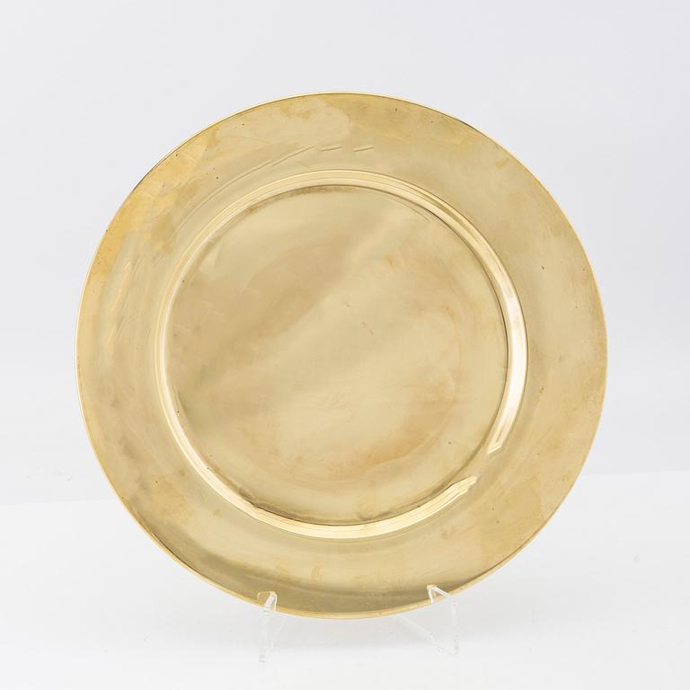 Envelope Plates, 12 pcs, Stelton Denmark, Late 20th Century.