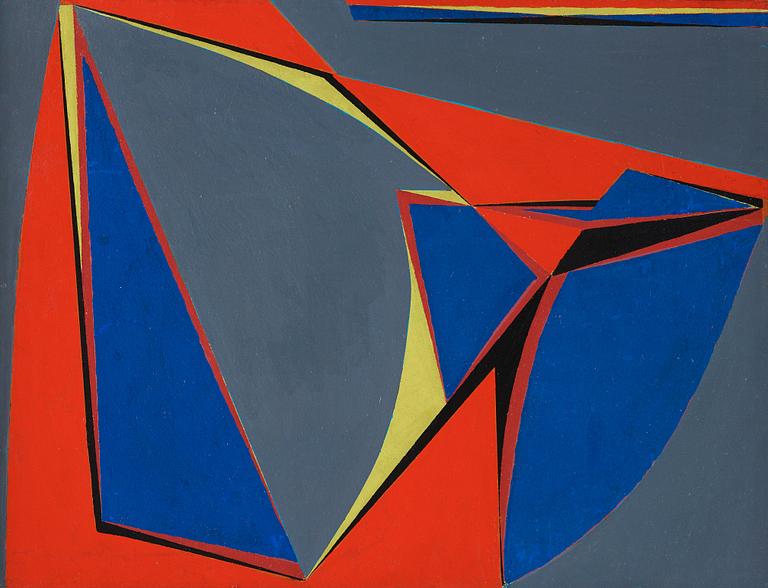 HARRY BOOSTRÖM, oil on panel, signed Harry Booström, dated -54 on verso.