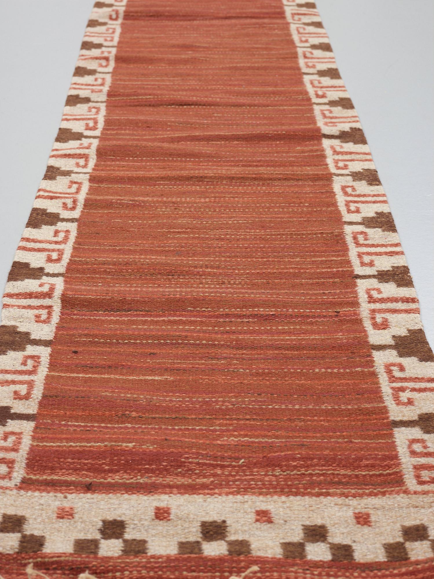 GALLERIMATTA. Rölakan. 457,5 x 67 cm. Sverige 1920-30-tal.
