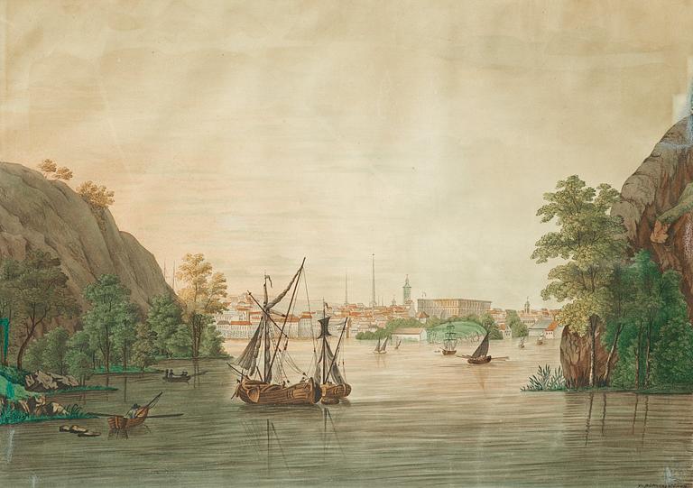 Inloppet till Stockholm från Saltsjösidan.