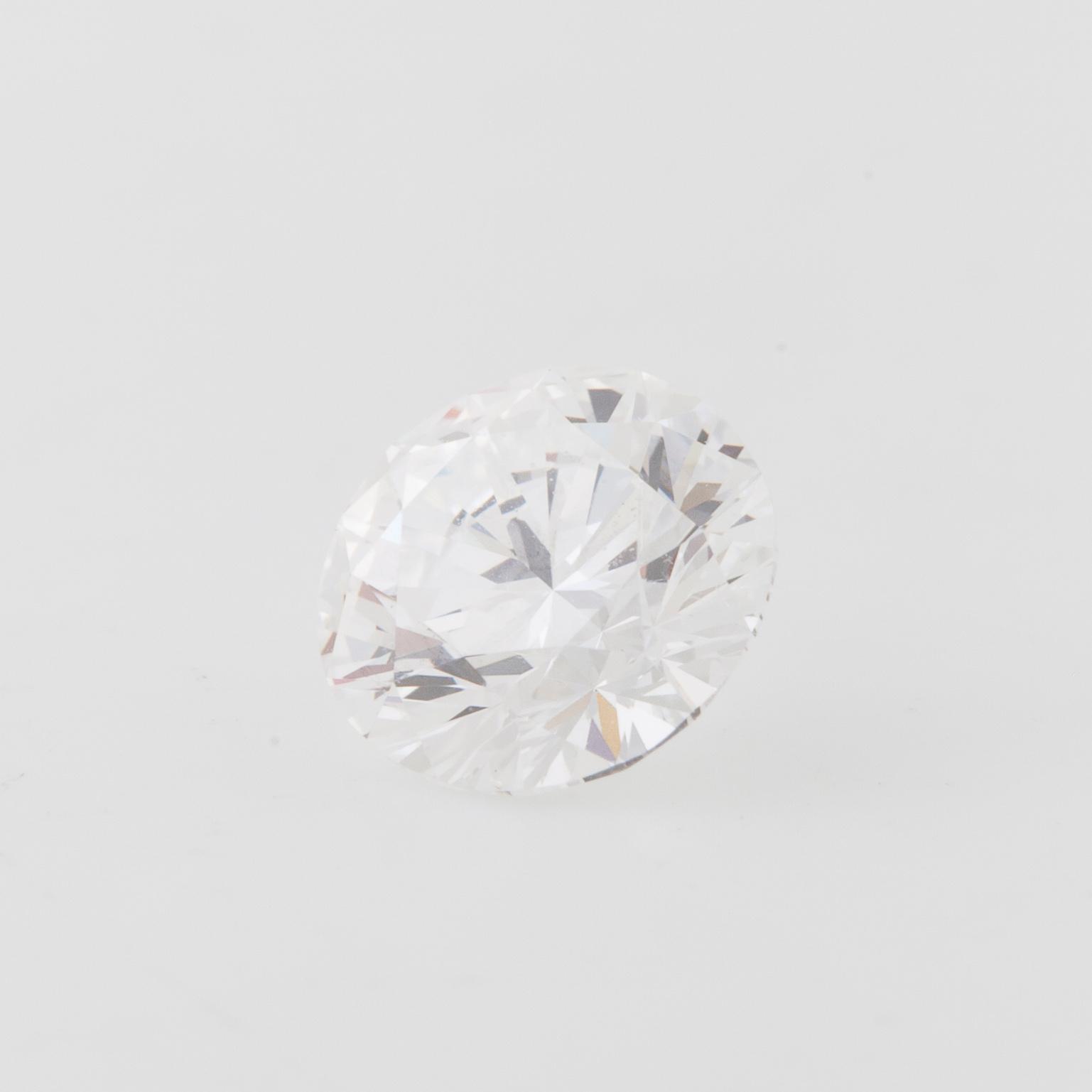 A brilliant cut diamond, ca 1.05 ct.