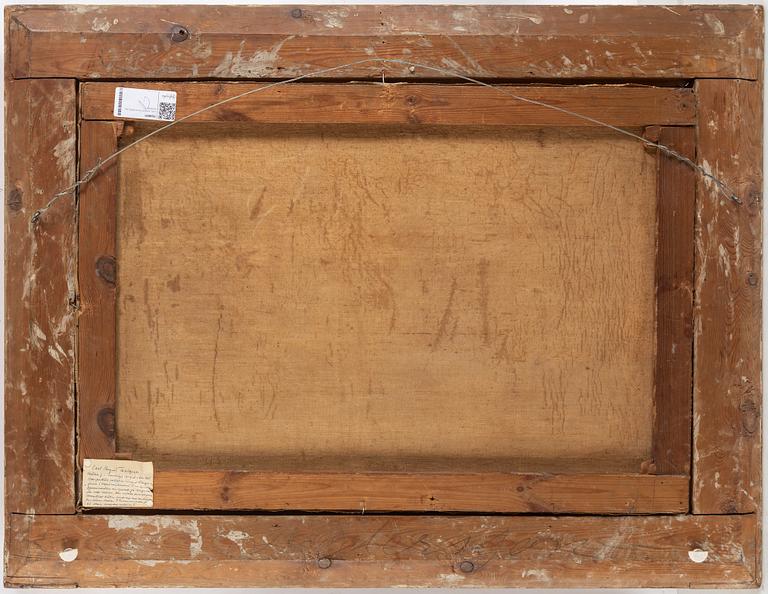 CARL AUGUST FAHLGREN, olja på duk, ej signerad.