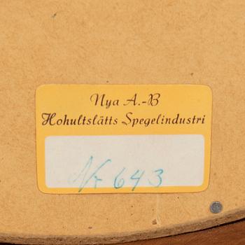 Spegel Nya A-B Hohultslätts Spegelindustri 1900-talets andra hälft.
