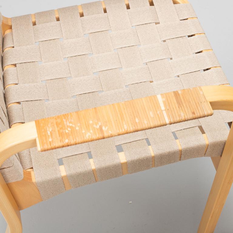 Alvar Aalto, armchairs, four pieces, model 45, Artek, second half of the 20th century.