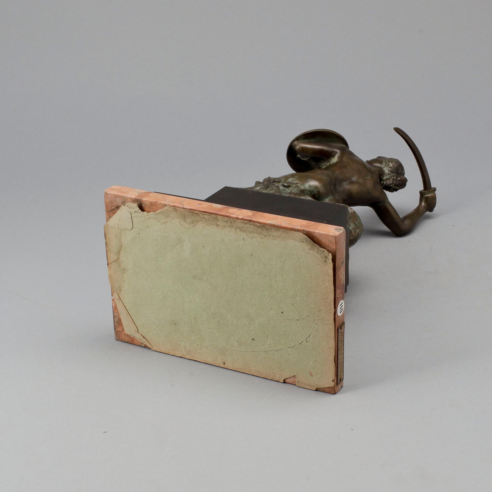 WŁADYSŁAW MIECZNIK, efter, skulptur, brons, brickmärkt.