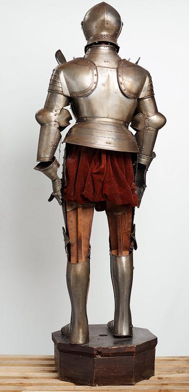 A German metal armour, composite, mid 1500's and later.
