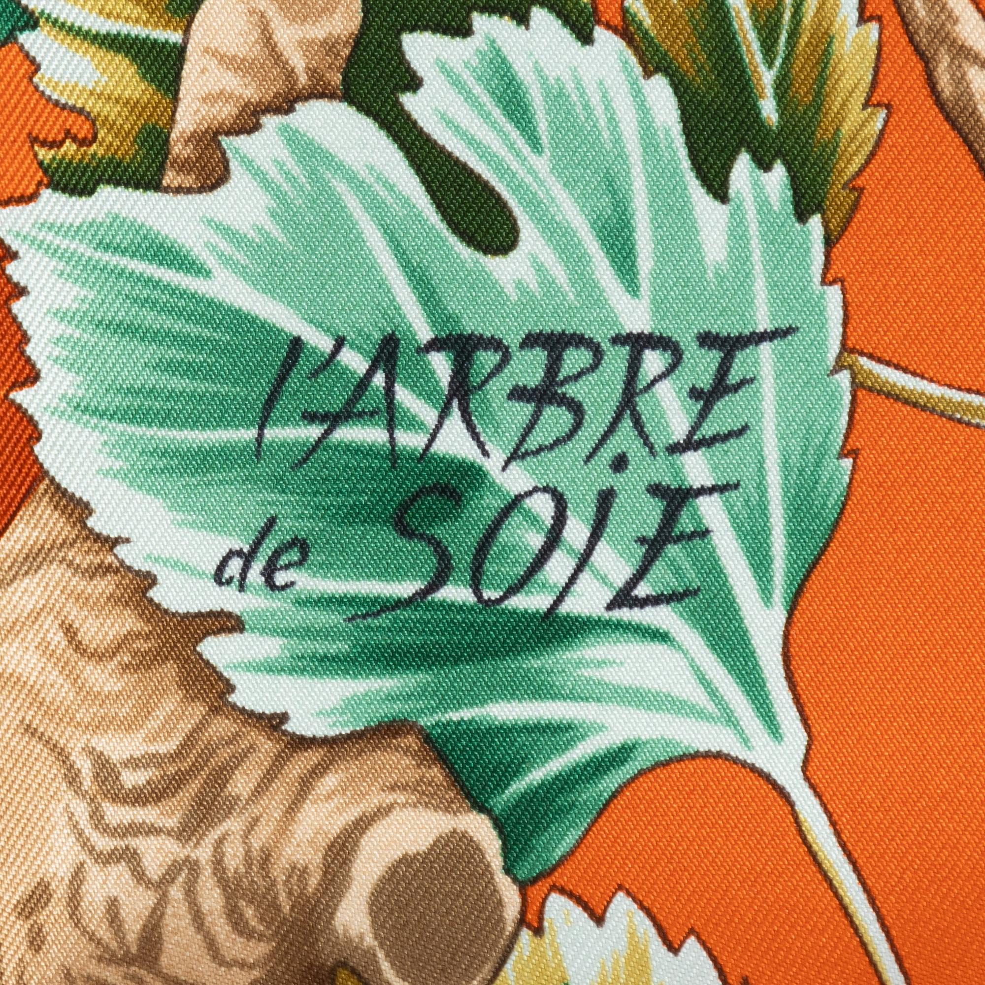 Hermès, scarf, "L'arbre de soie'".