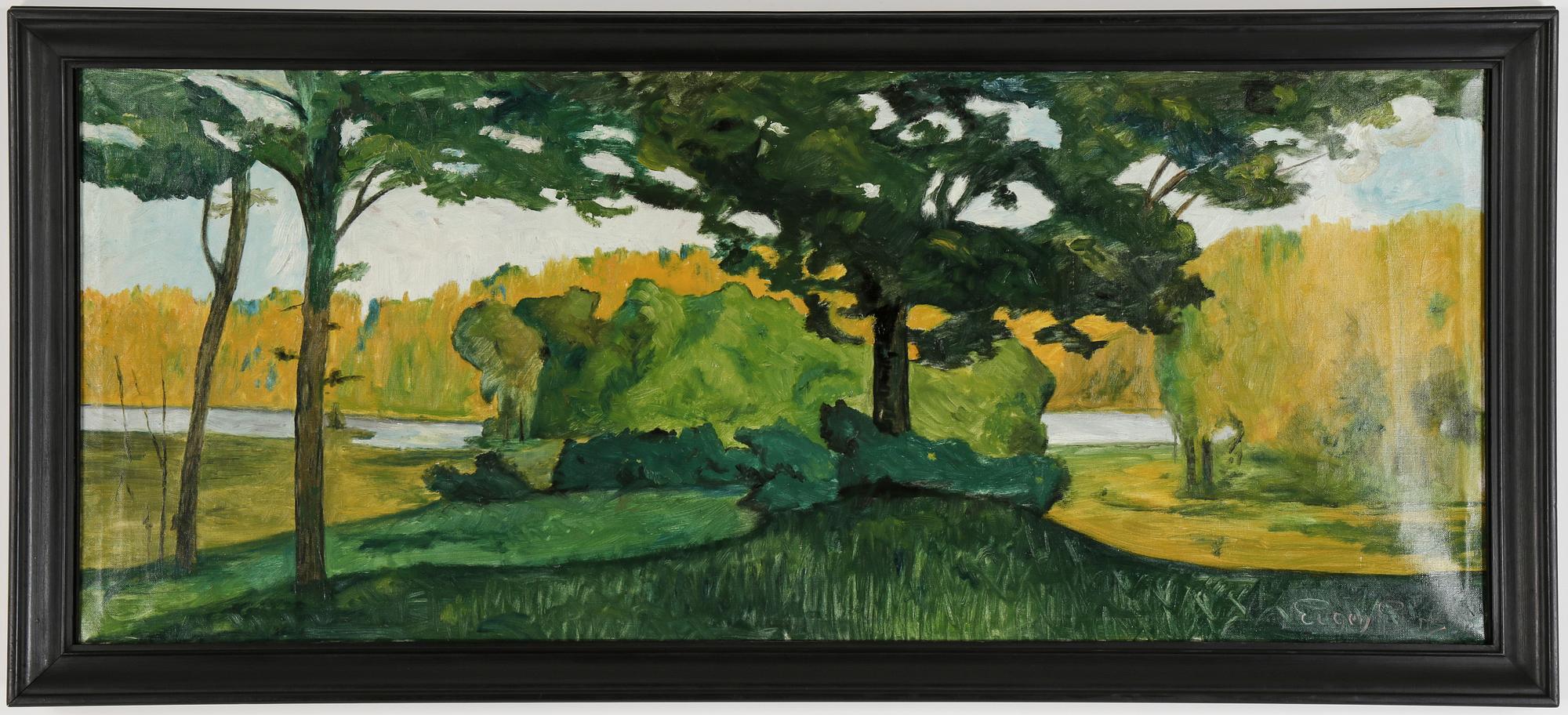 RICHARD BERGH, tillskriven, olja på duk, Inskriberad "Eugen Prinsen".