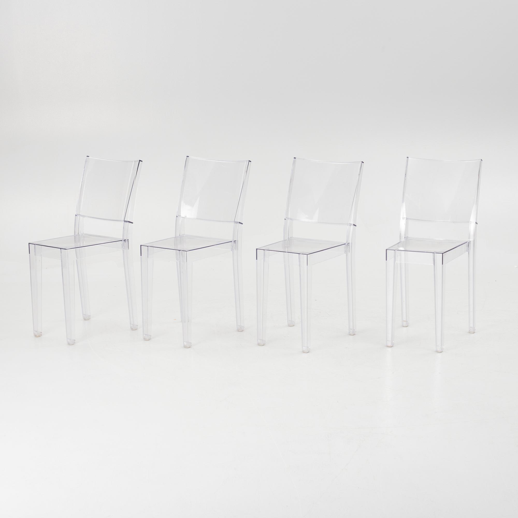 Philippe Starck, 8 st, "La Marie" Kartell, Italien, Modellen formgiven 1998.