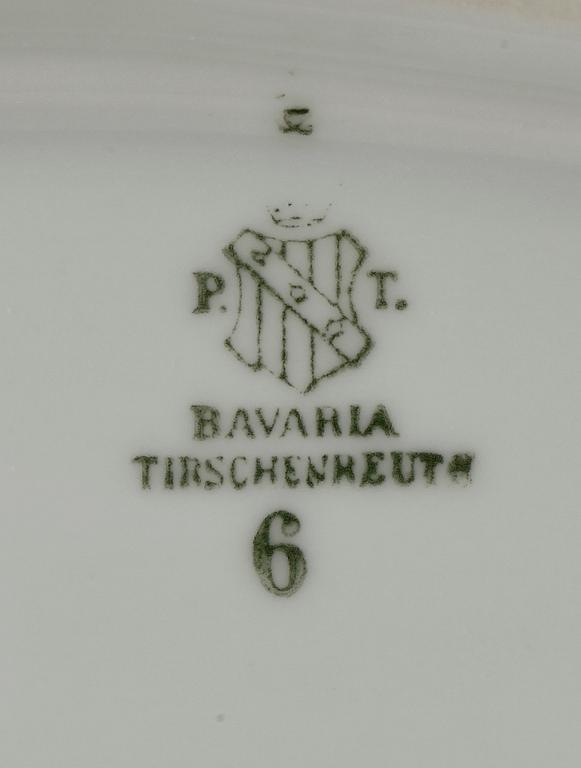MATSERVIS, 48 delar, porslin, Tirschenreuth, Bavaria.
