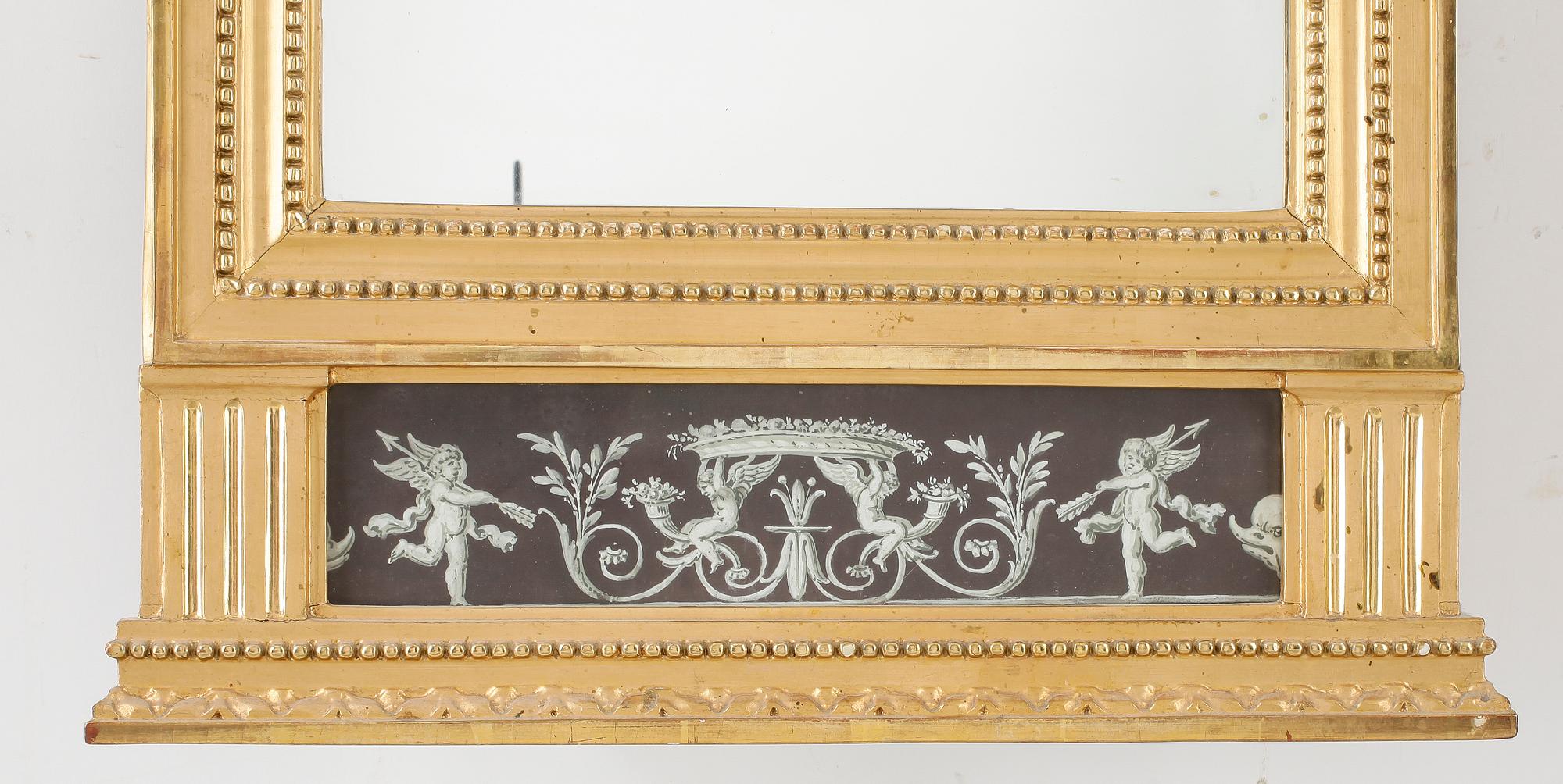 SPEGEL, sengustaviansk, omkring 1800.