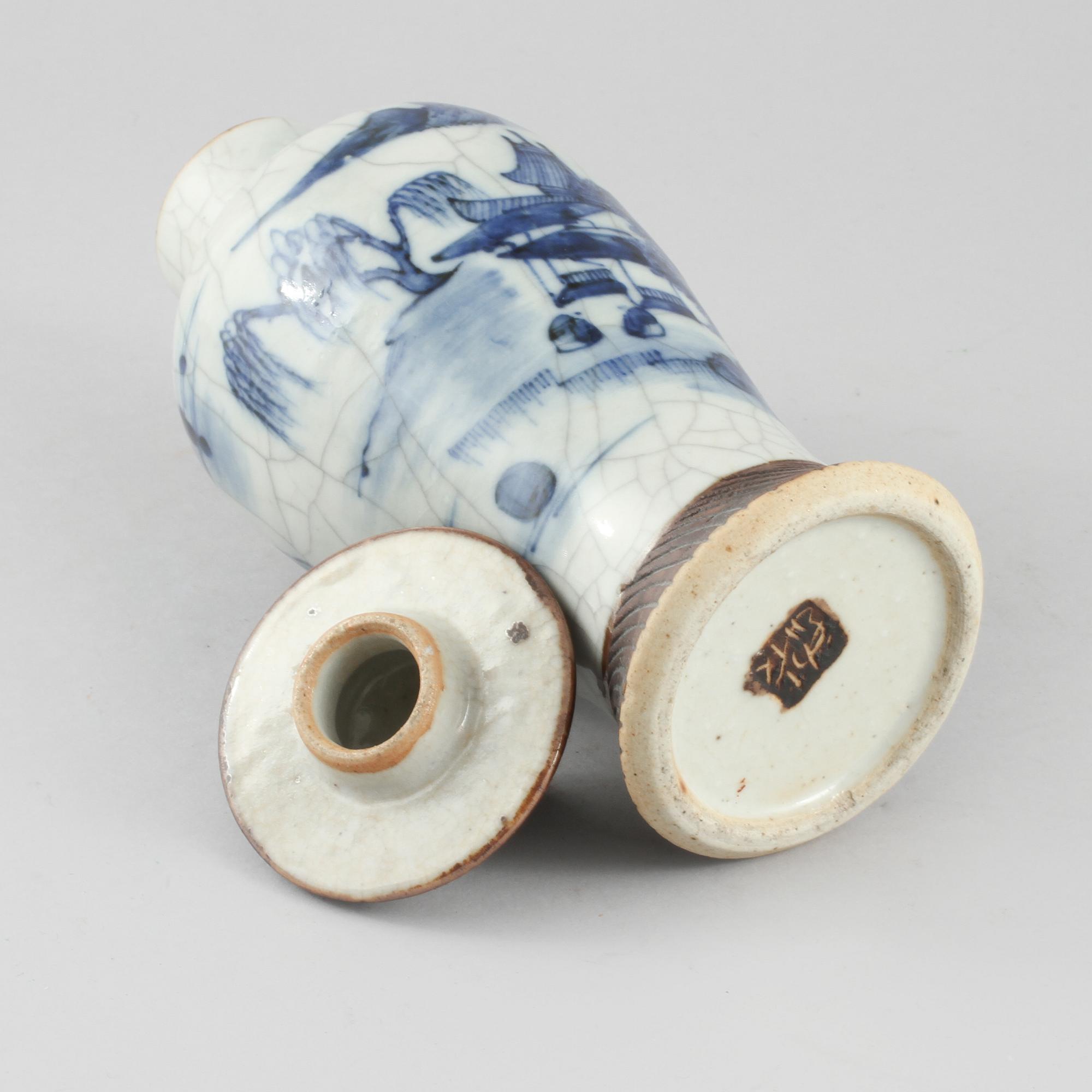 LOCKURNA, porslin, Kina, 1800/1900-tal.