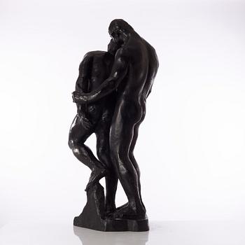 Gudmar Olovson, sculpture. Signed. Numbered. Foundry mark. Bronze, height 87 cm, length 40 cm.