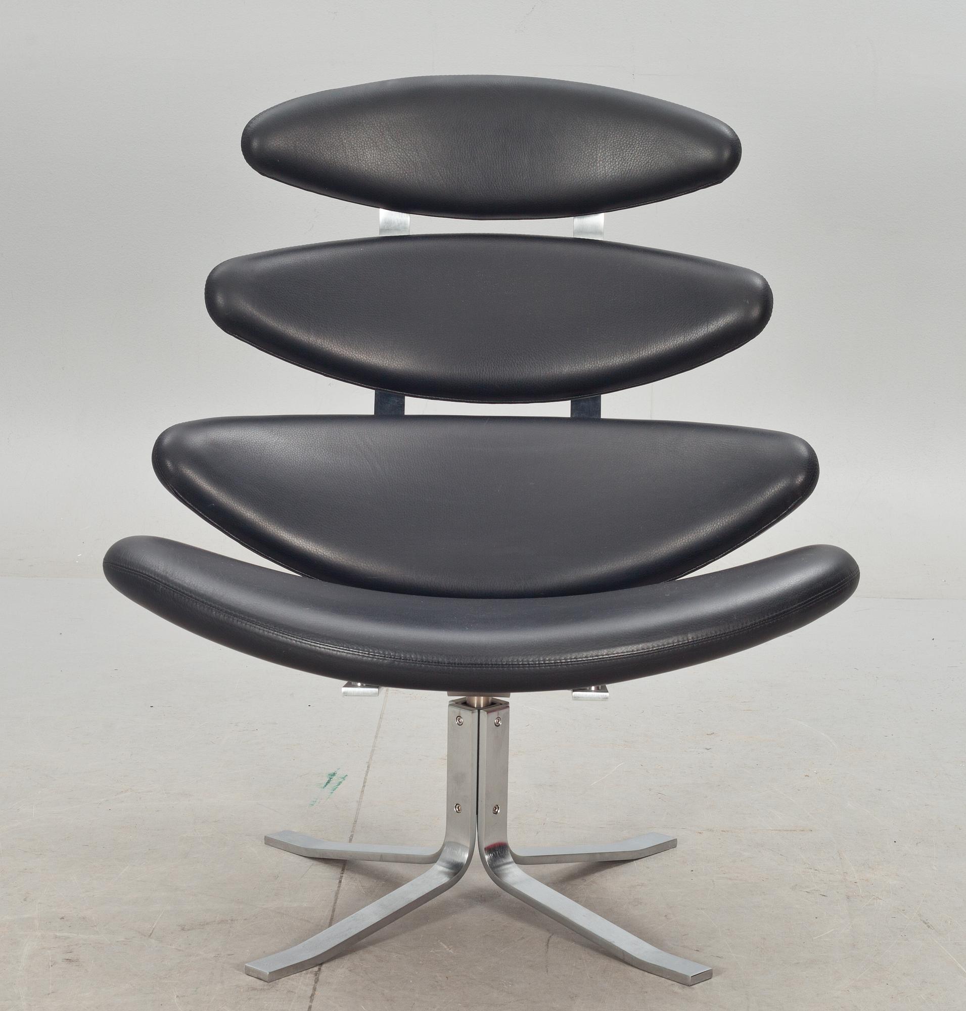 FÅTÖLJ, "Corona", Poul Volther, Erik Jörgensen Möbelfabrik, Danmark.