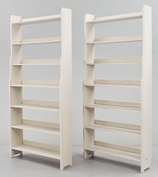 BOKHYLLOR, ett par, "Ekolsund" ur IKEAs 1700-talsserie, 1990-tal.