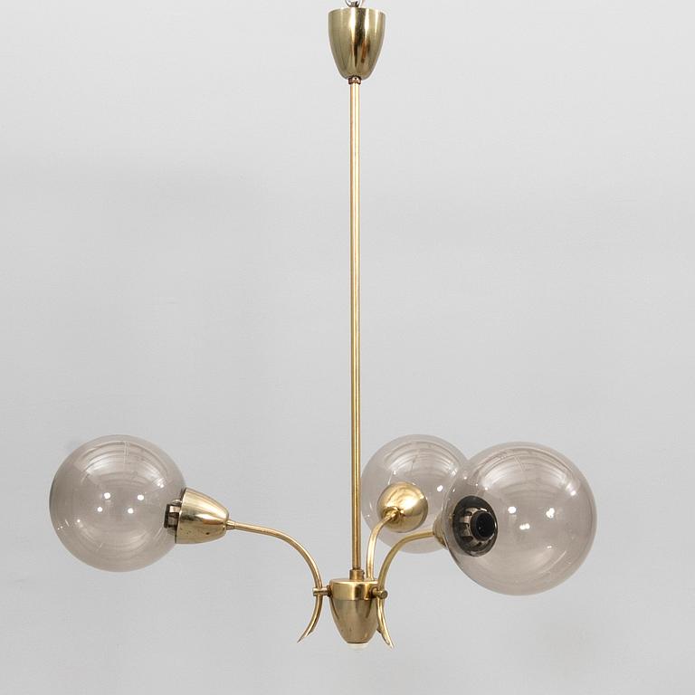 Kamenicky Senov Chandelier, ceiling lamp, Czech Republic, second half of the 20th century.