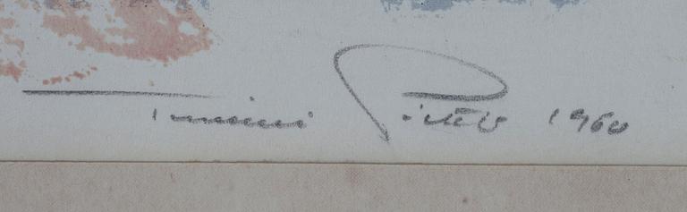 TUULIKKI PIETILÄ, serigrafi, signerad, daterad 1960, numrerad  III épreuve d'artiste.