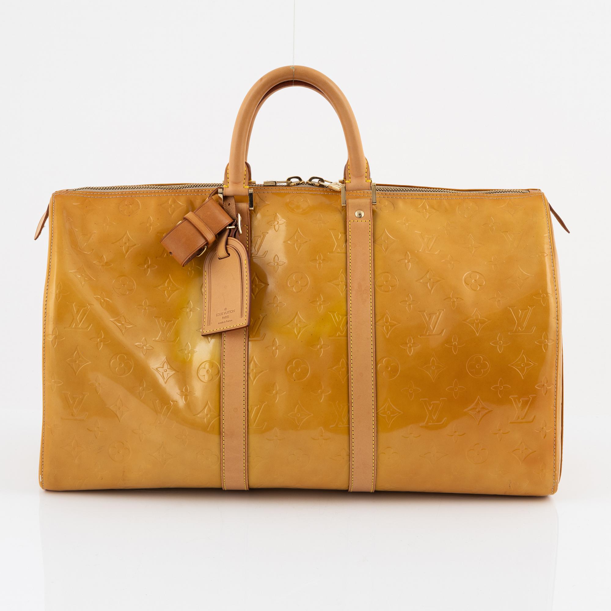 Louis Vuitton, A 'Vernis Keepall 45' weekendbag, 1999.
