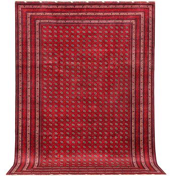 An Afghan carpet, c. 292 x 200 cm.