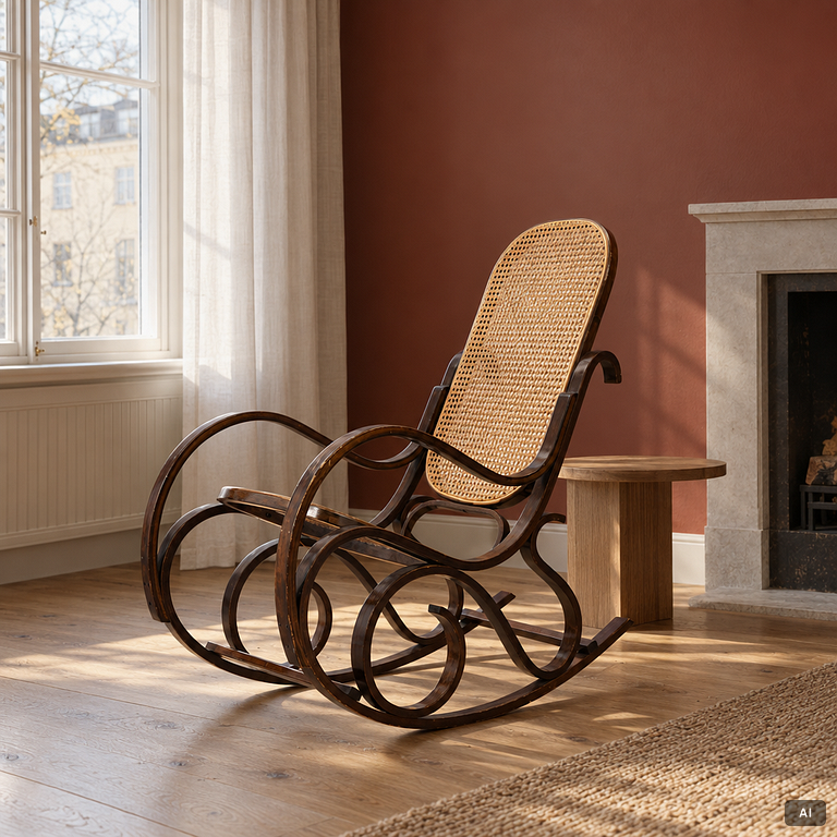 Rocking chair, second half of the 20th century.