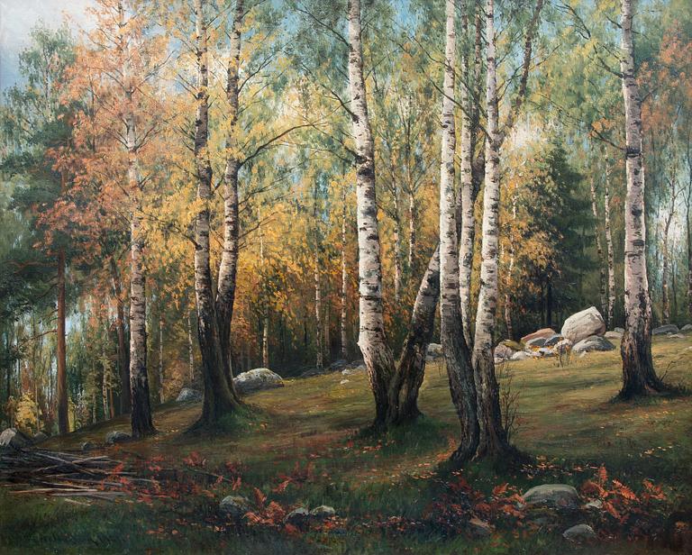 Thorsten Waenerberg, AN AUTUMN LANDSCAPE.