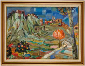 Jules Schyl, View from Capri.