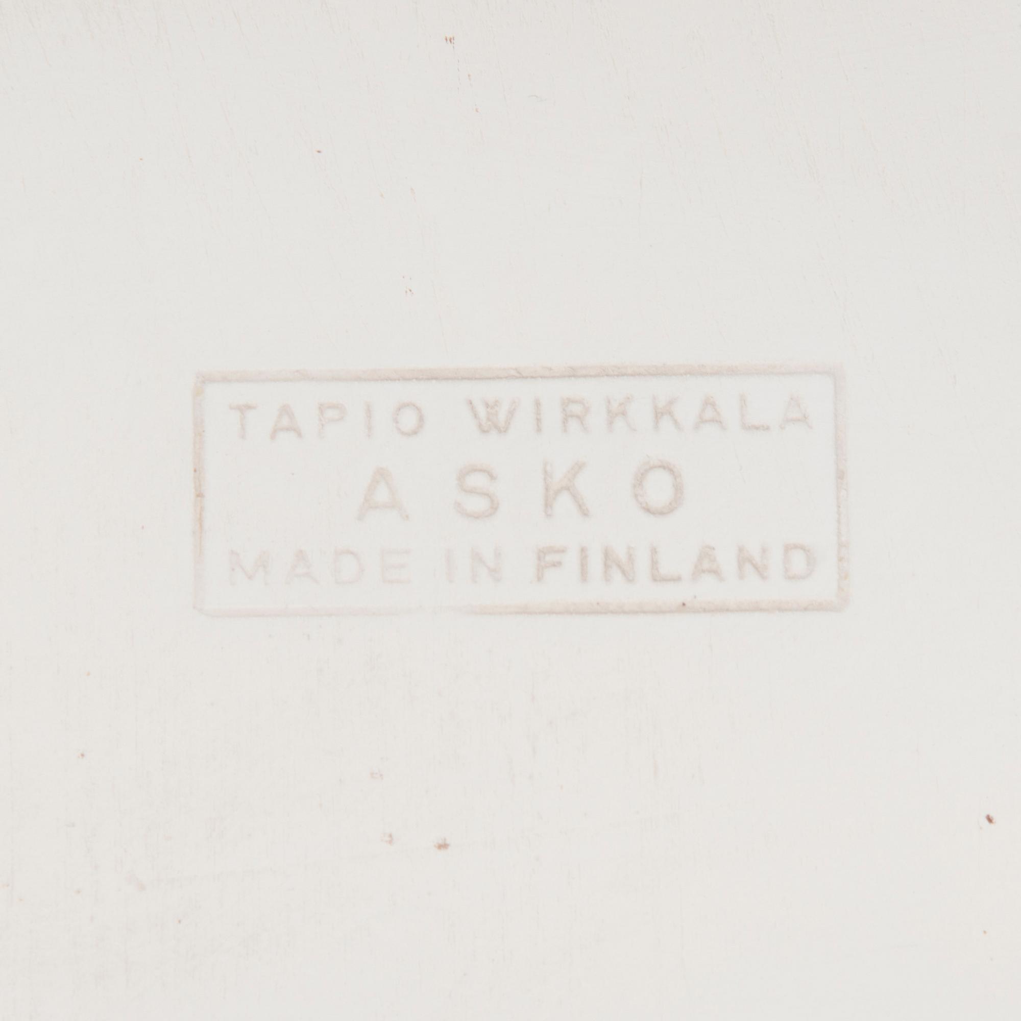 TAPIO WIRKKALA, tuoleja, 6 kpl, "Nikke", Asko 1950-luku.