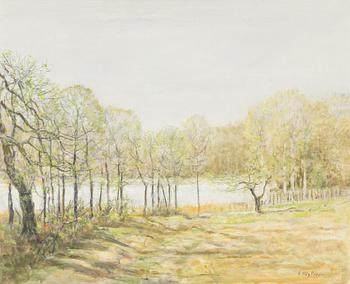 Robert Högfeldt, oil on board, signed.