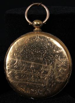 FICKUR, 2 st, 18 K guld.