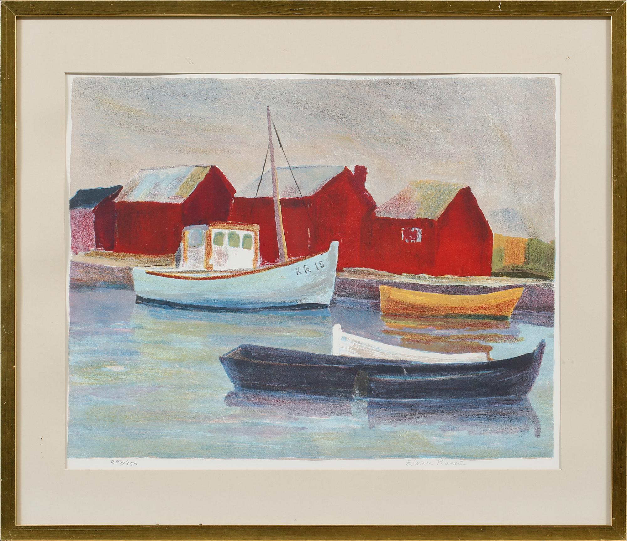 EINAR ROSÉN, färglitografier, ett par, signerade och numrerade 81/350 respektive 297/350.