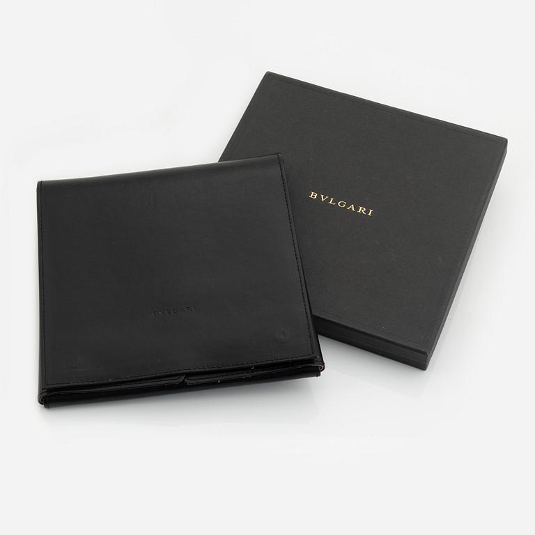 Bulgari, collier, 18K guld och stål, fyrklöver.