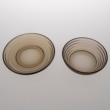 A 17-piece set of Bölgeblick Glassware by Karhula.