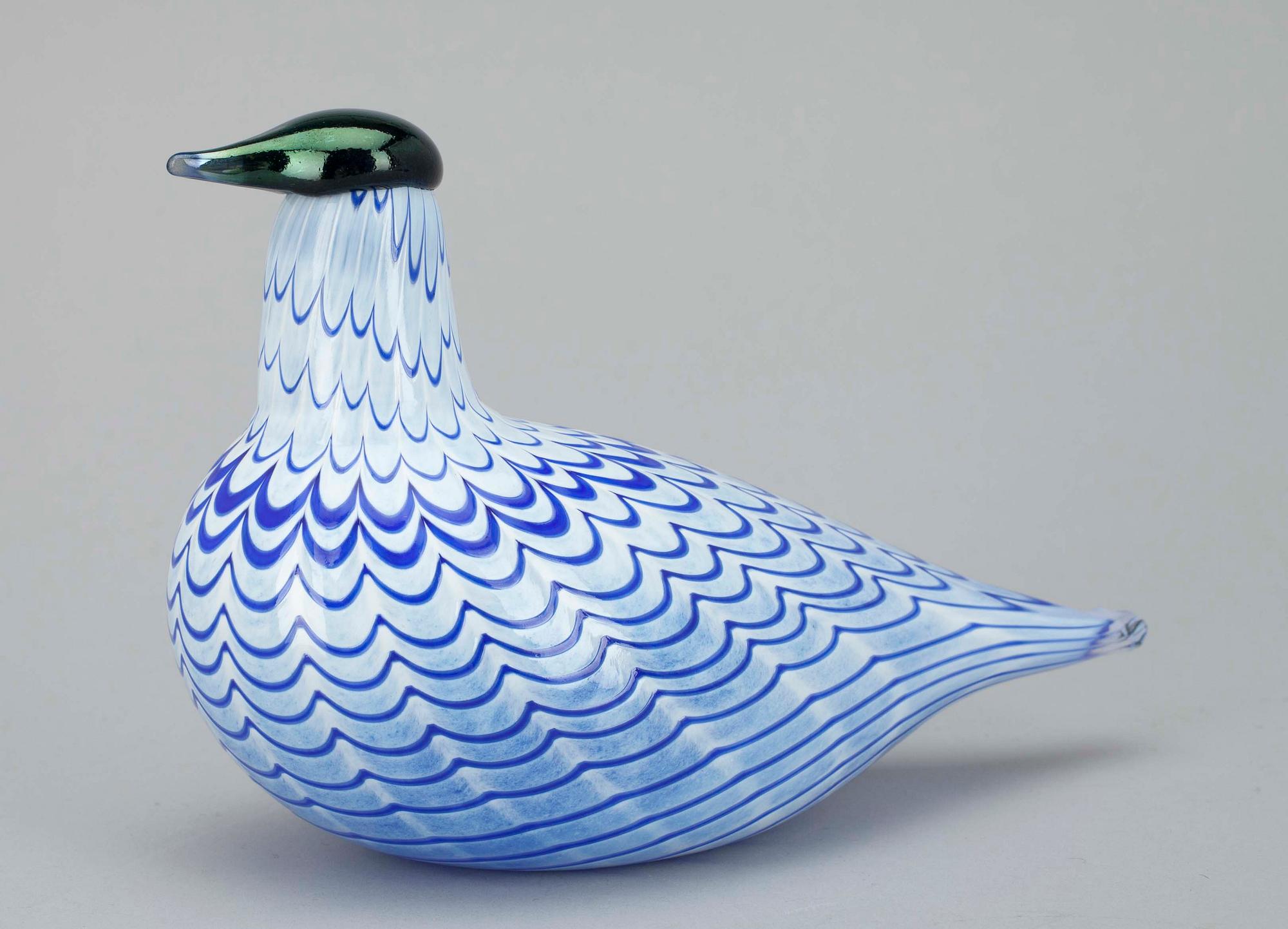 FIGURIN, glas, sign. Oiva Toikka, Notsjö, 1900-talets senare hälft.