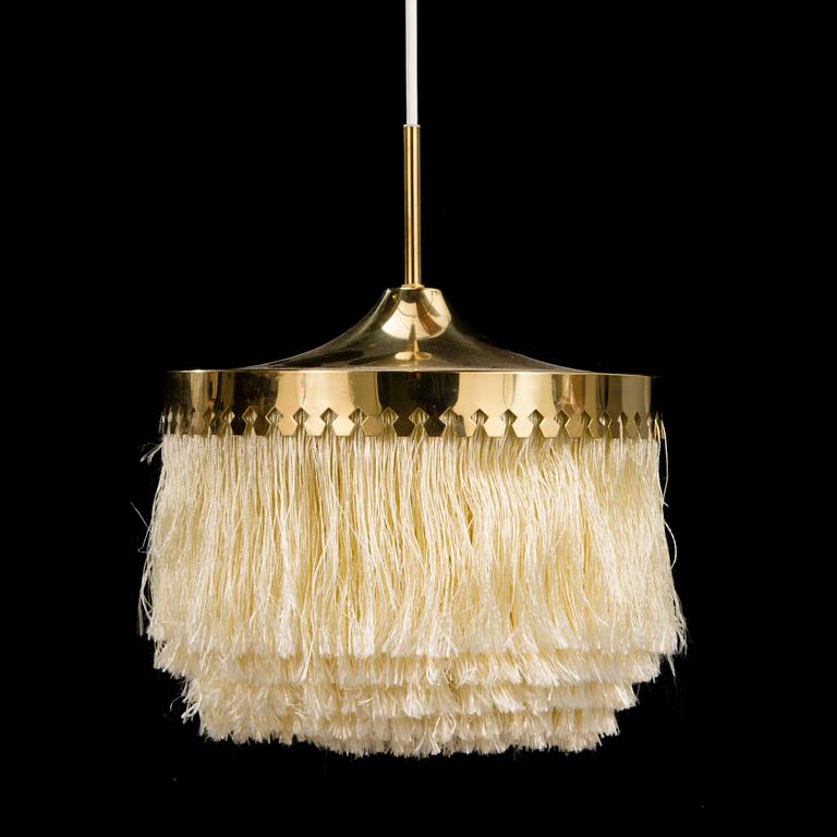 A brass pendant ceiling light by Hans-Agne Jakobsson, Markaryd Sweden mid-20th century.