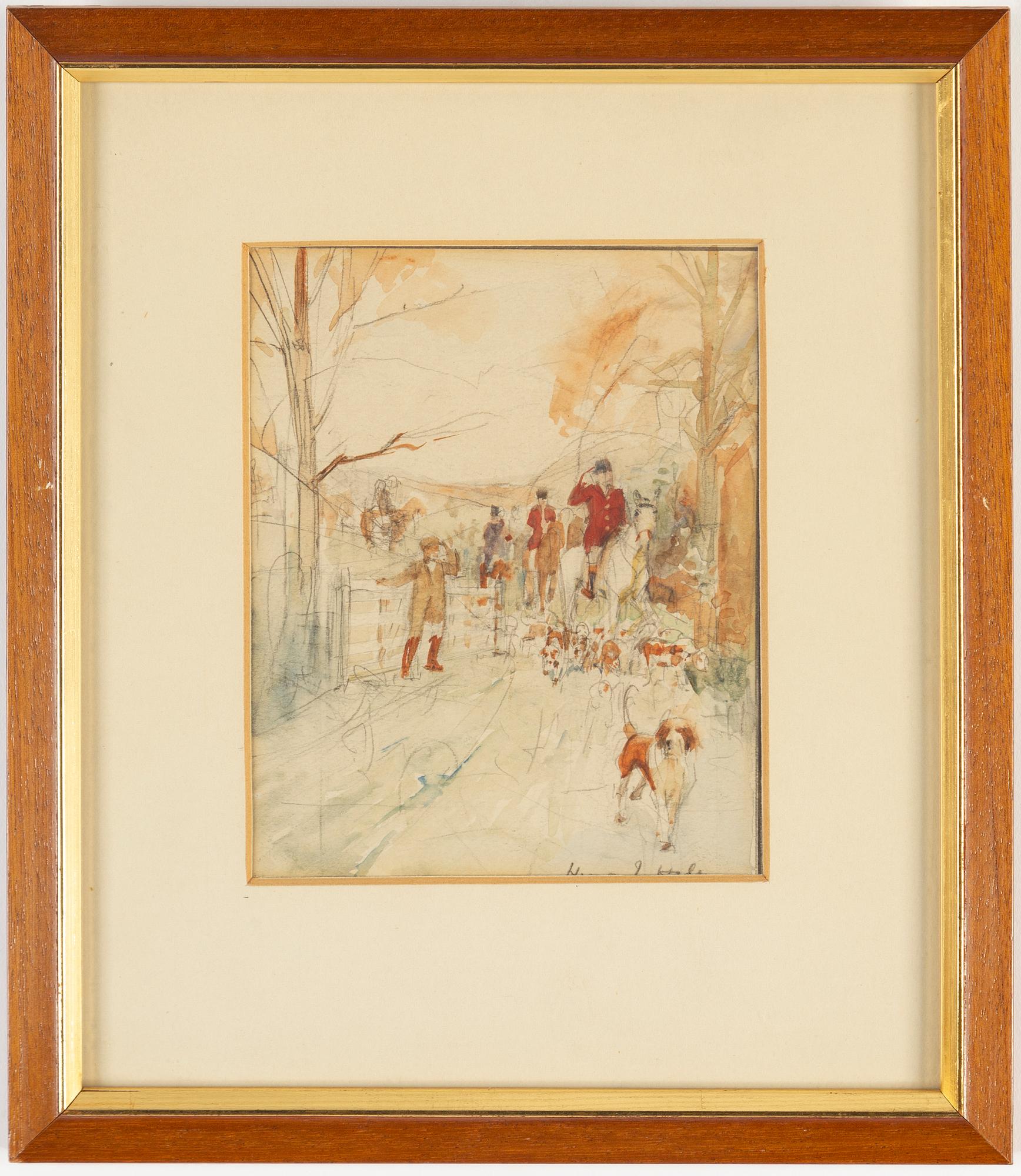 HENRY JAMES HALEY, akvareller, 3 st, signerade.